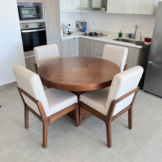 Comedor Redondo Okume