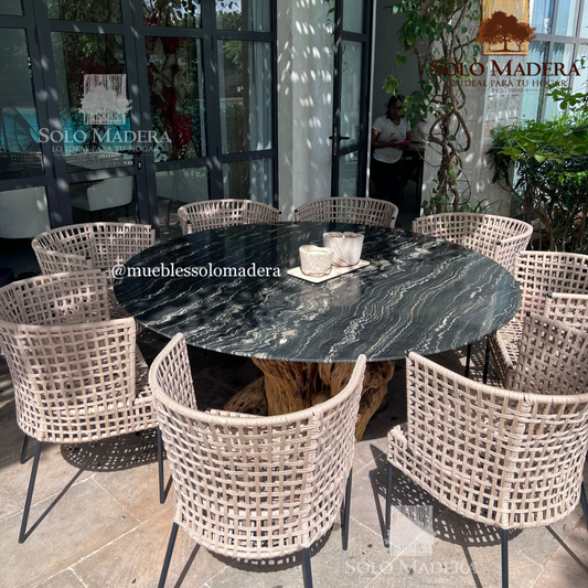 Comedor Granito 8 sillas